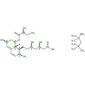Pravastatin 1,1,3,3-Tetramethylbutylamine